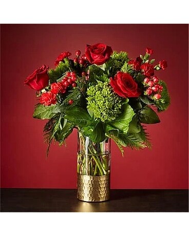 Elegant Holiday Flower Arrangement