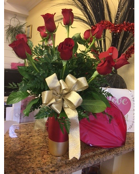 Valentine's Day Special-ELEGANT  ROMANCE Flower Arrangement