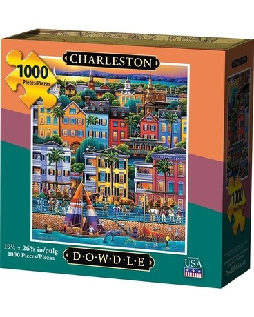 1000 Piece Local Charleston Puzzle Flower Arrangement