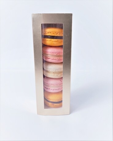 Local Artisan Macarons-Box of 10 Flower Arrangement