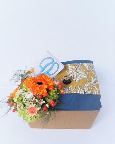 The Gardener's Workshop Basket Flower Arrangement