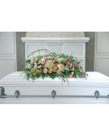 The Springtime- Casket Spray Flower Arrangement