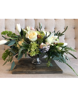 Centerpiece - Spring Pastels size,  inches height and  inches wide.