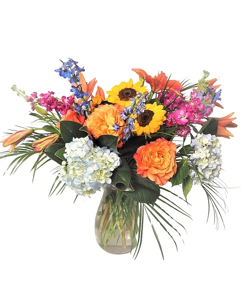 The Rainbow Row in Charleston SC - Tiger Lily Florist
