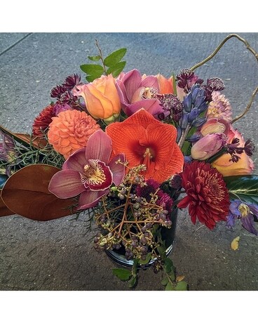 Holiday Style Flower Arrangement