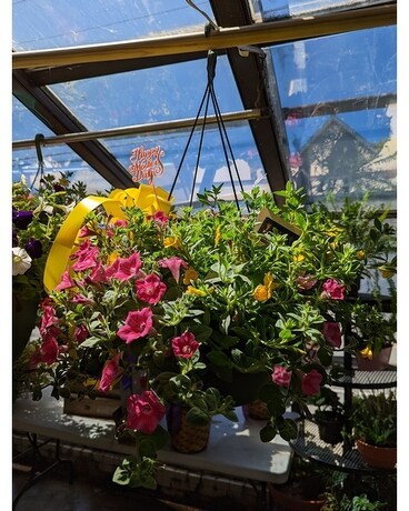 Mom's Extra Large Hanging Plant Flower Arrangement