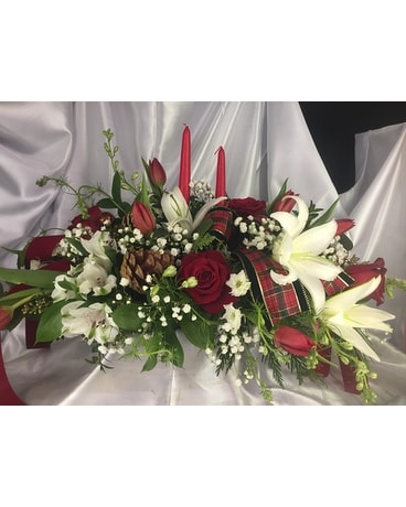 Christmas Traditions Flower Arrangement
