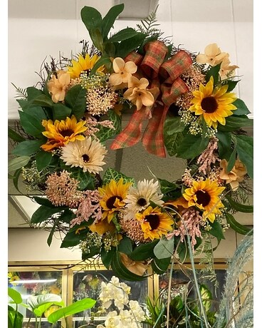 Various Fall Wreaths ! Flower Arrangement