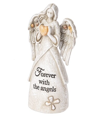 Pebble Angel Figurine 