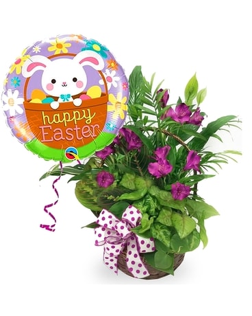Easter Garden with Balloon Plant