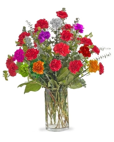 Glorious Carnations Flower Arrangement