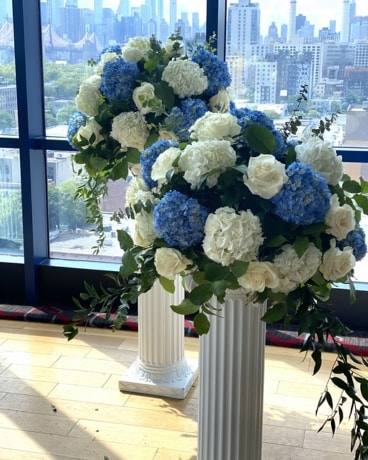 Blossom Blue Floral Rentals Flower Arrangement