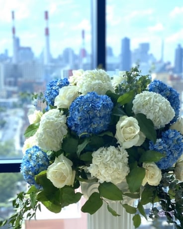 Blue Bells Flower Arrangement