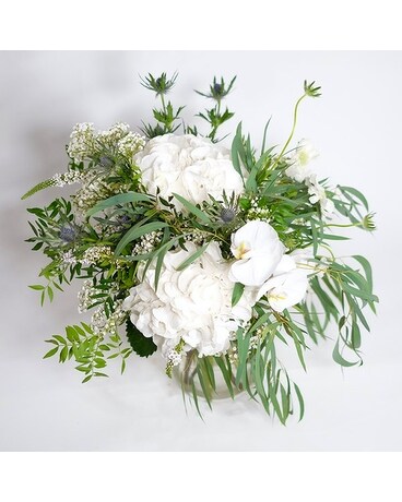 Tropical Whites Flower Arrangement