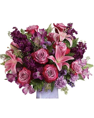 Amethyst Jewel Flower Arrangement