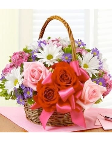 Basket of Love Flower Arrangement