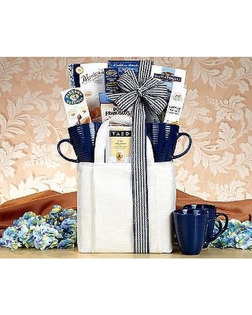 Coffee, Tea, and Cocoa Assortment Flower Arrangement