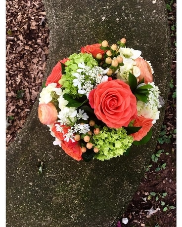 Harvest Moon Flower Arrangement