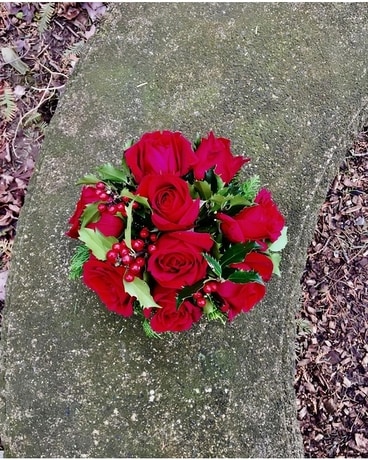 Holly's Holiday Flower Arrangement