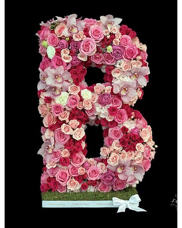 Letter B Flower Flower Arrangement