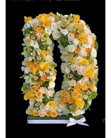 Letter D Flower Flower Arrangement