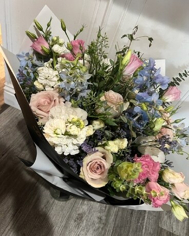 Wrapped Bouquet Flower Arrangement