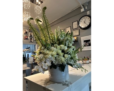 Custom Design in White Flower Arrangement