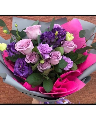 Wrapped Bouquet Flower Arrangement