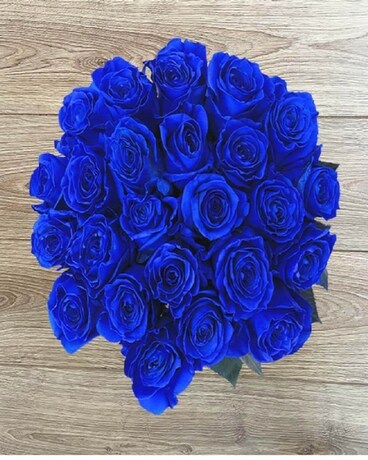 Blue Roses Flower Arrangement