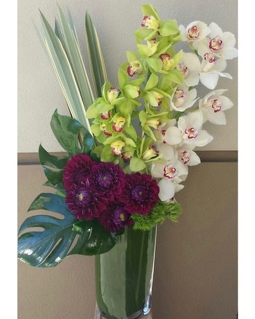 Radiant Orchids Flower Arrangement