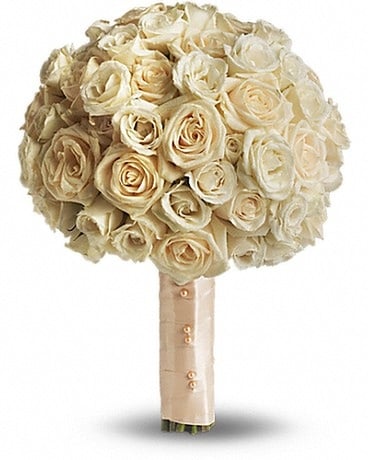 Blush Rose Bouquet Flower Arrangement
