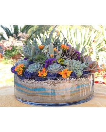 Summer succulents Flower Arrangement