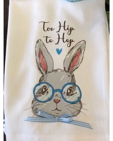 Waffle T-Towels Flower Arrangement