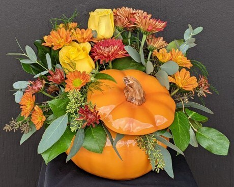 Pumpkin Spice and Everything Nice Flower Arrangement