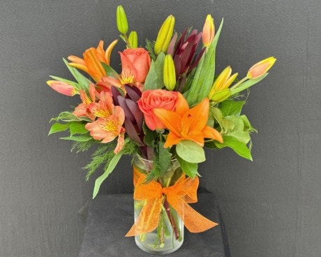 Orange You Hot! Flower Arrangement