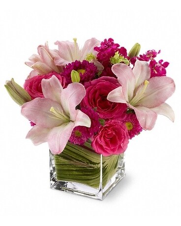 Teleflora's Posh Pinks Flower Arrangement
