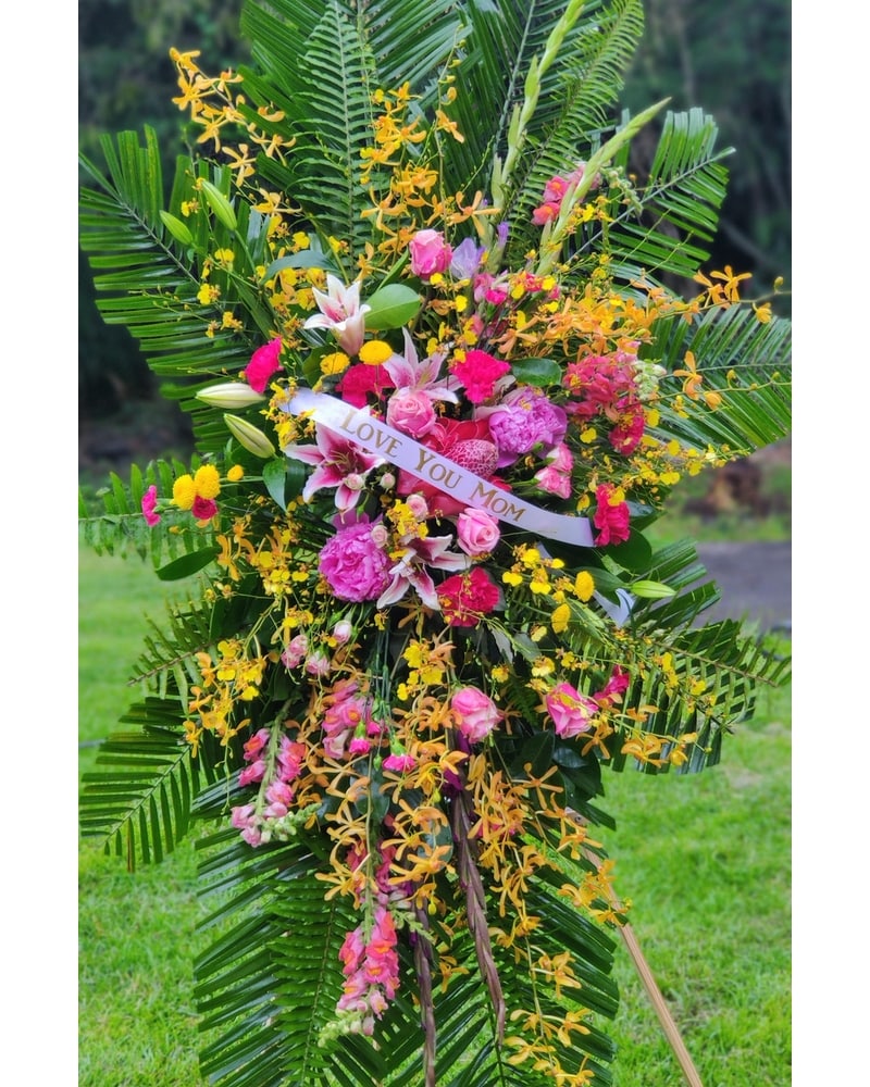 Standing Sprays & Wreaths Delivery Kailua Kona HI - Kona Flower Shoppe