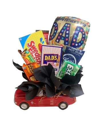 Father's Day Candy Bouquet - Pick a Rig Gift Basket