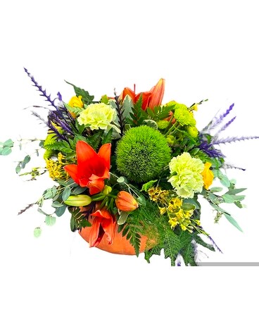 Farm Fresh - Halloween Flower Arrangement