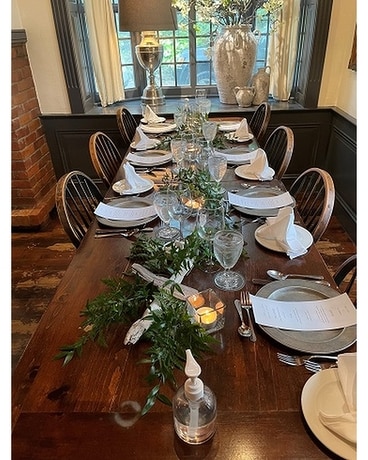 Bridle Table Flower Arrangement