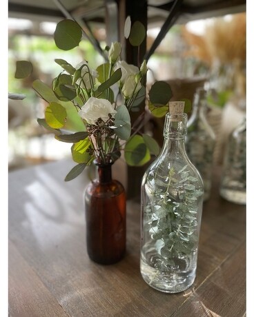 Bottles Flower Arrangement
