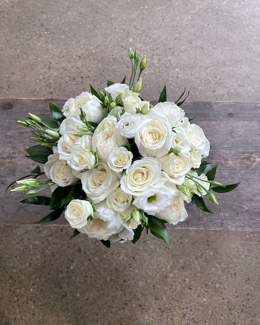 White Roses Flower Arrangement