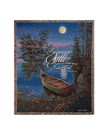Be Still And Know Moonlight Bay Throw
