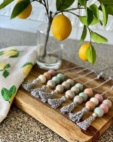 FBH Hanging Diffuser Pastels Flower Arrangement