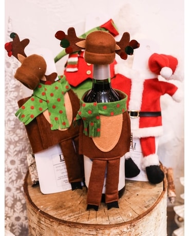 Wine Bottle Holiday Outfits Gifts