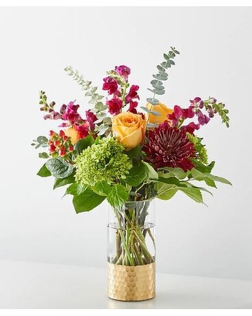 Gilded Moment Flower Arrangement