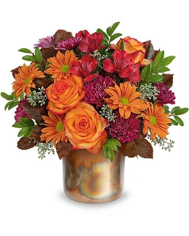 Copper Blooms Flower Arrangement