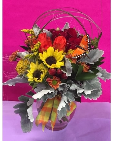 Cupid's Arrow Flower Arrangement