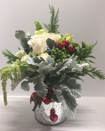Jingle Bell Rocks Flower Arrangement