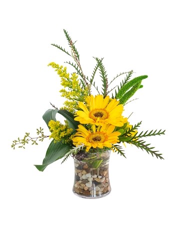 Golden Morning Flower Arrangement